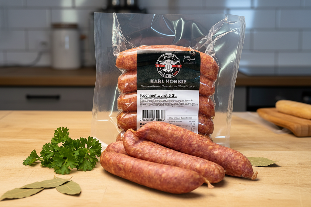 Ammerländer Kochwurst (5er Pack) – Knackig, würzig, traditionell 🪵