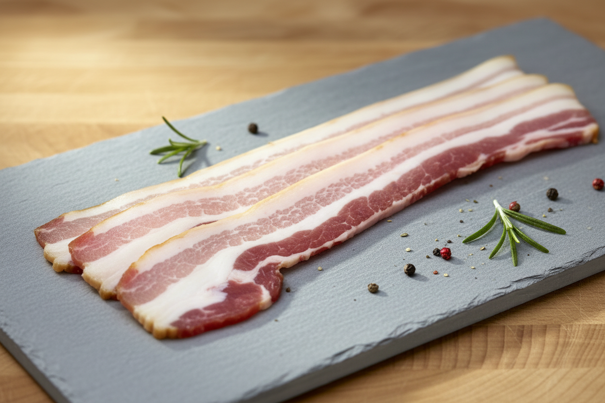 Ammerländer Bauchspeck geräuchert – Traditionshandwerk von Karl Hobbie