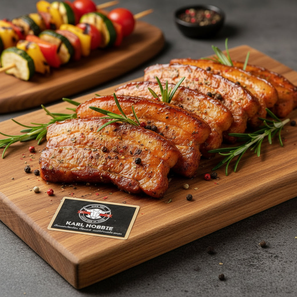 Grillbauch-Scheiben „Ammerländer Art“ 5Stück – Würzig & Kross