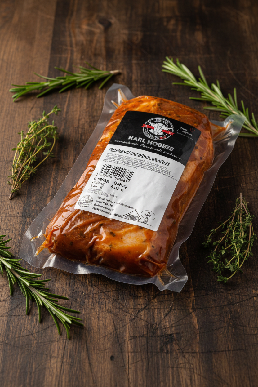 Grillbauch-Scheiben „Ammerländer Art“ 5Stück – Würzig & Kross