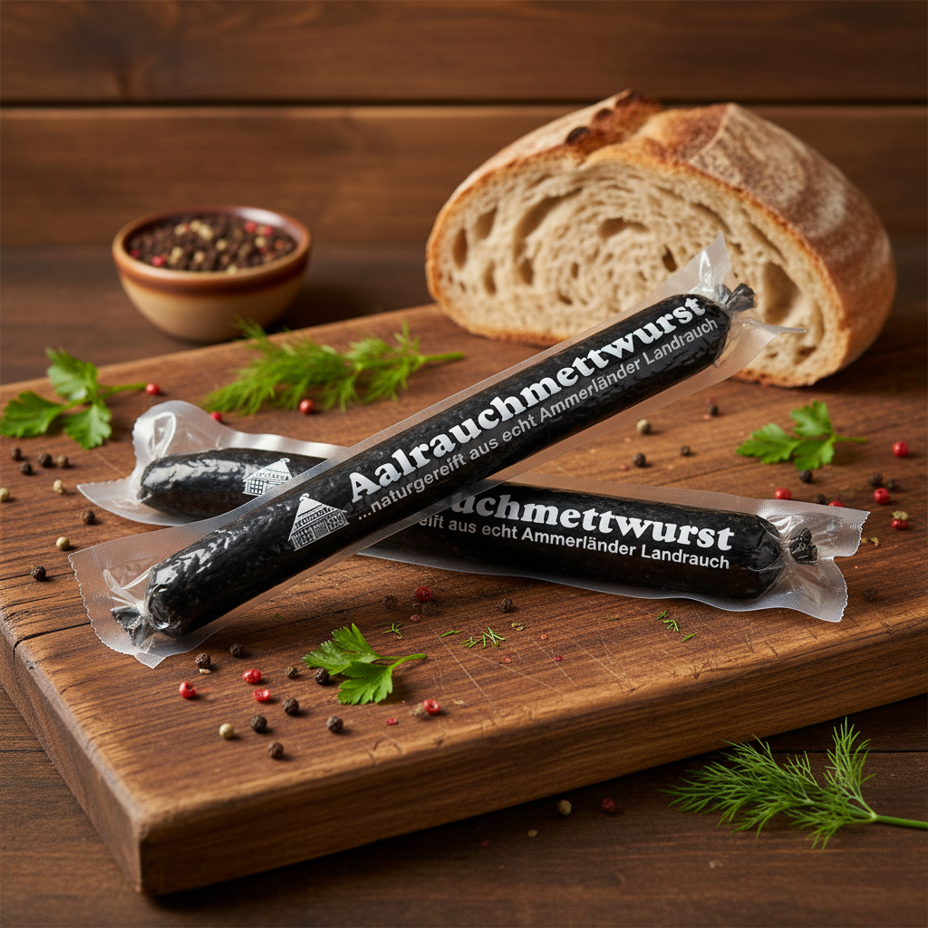Ammerländer Aalrauchwurst – Tradition im edlen Aal-Motivdarm