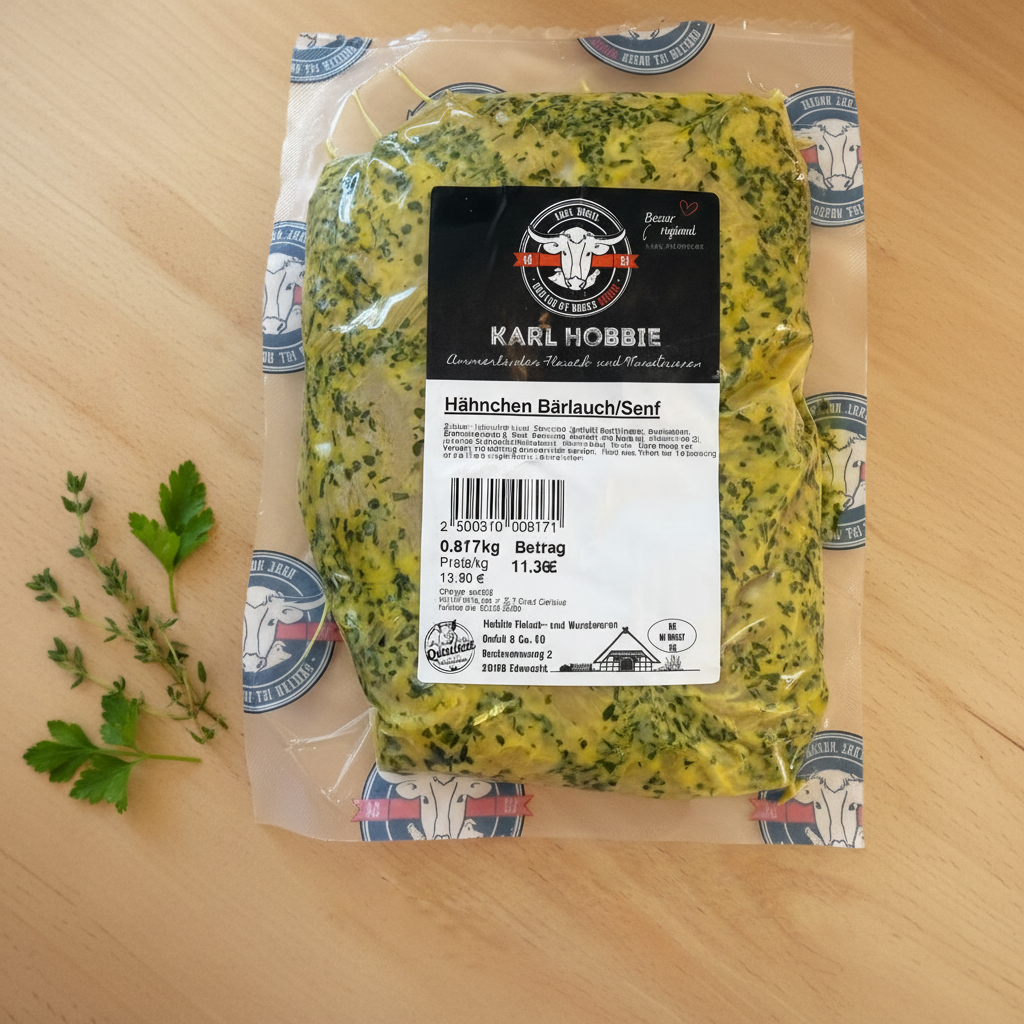 Hähnchenbruststeaks🍃 „Bärlauch-Senf“ – Die würzige Frühlingsbrise