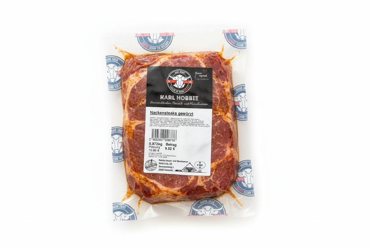 Nackensteaks: Der saftige Klassiker vom Grillfleischprofi