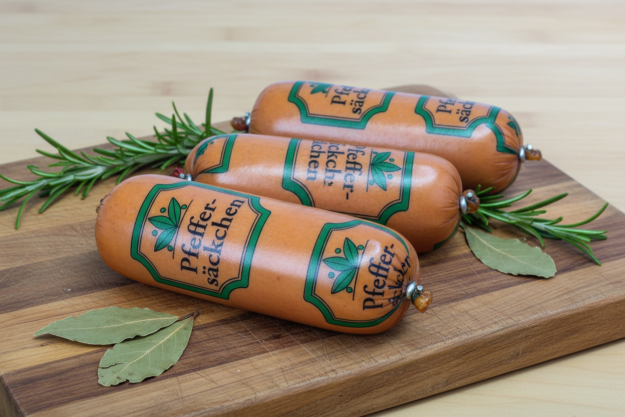 Ammerländer Pfeffersäckchen – Feine Streichwurst mit grünem Pfeffer